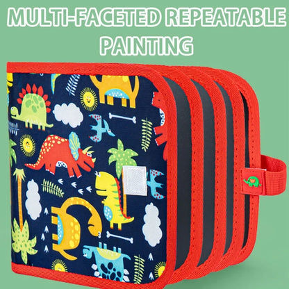 Reusable Doodle Book for Kids with 12 Watercolor Pens