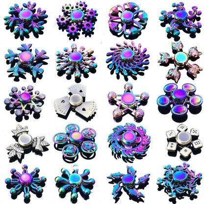 Rainbow Metal High-Speed Fidget Spinner