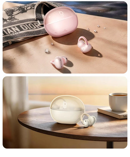 Baseus Bowie MC2 AIR Clip-on TWS Earbuds Ear Clips Wireless Earphones Bluetooth 6.0   Open Earrings 4 Mic ENC Sports Headphones