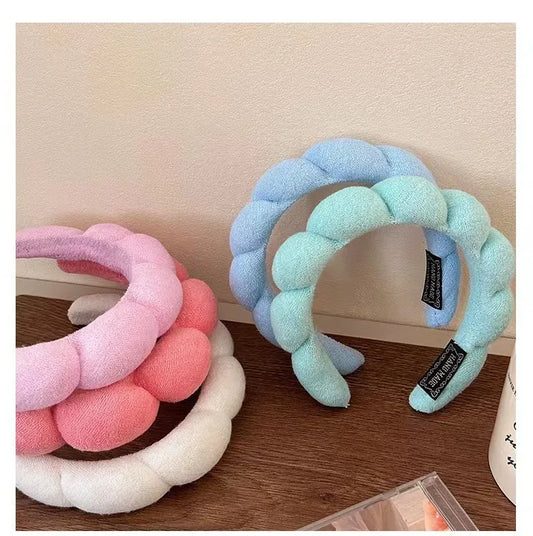 Fashion Sponge Spa Headband for Face Washing & Skincare
