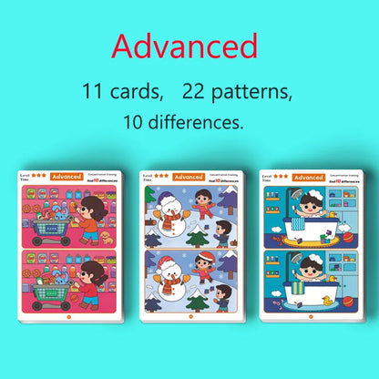 Find the Difference Reusable Activity Cards for Kids