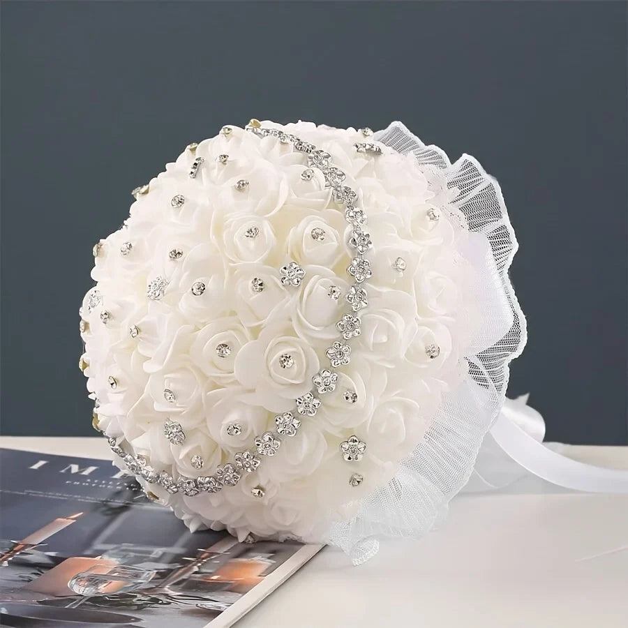 Artificial Wedding Bouquet – Romantic Bridal Flower Arrangement