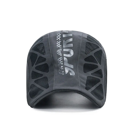 Quick Dry Mesh Flat Ivy Cap for Golf Driving and Outdoor Comfort