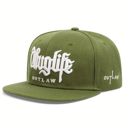 Thug Life Embroidery Snapback Baseball Cap for Streetwear Style