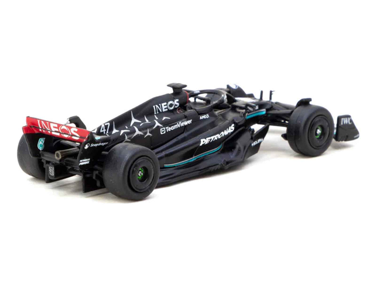 Mercedes-AMG F1 W14 E Performance #47 Mick Schumacher Formula One F1 "Spanish GP Tyre Testing" (2023) with Pit Board "Global64" Series 1/64 Diecast Model by Tarmac Works