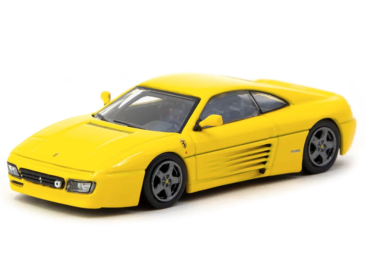 Ferrari 348 Challenge Yellow "Road64" Series 1/64 Diecast Model Car by Tarmac Works
