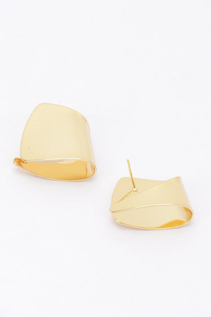Gold Plated Metal Earring