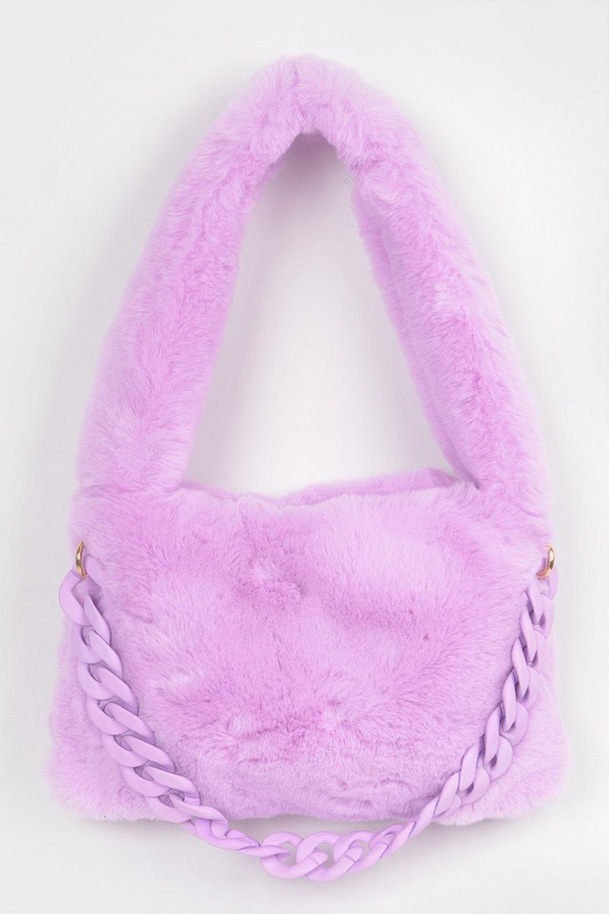 Faux Fur Shoulder Bag