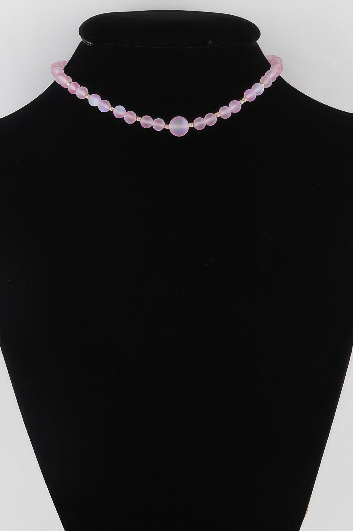 Translucent Bead Necklace