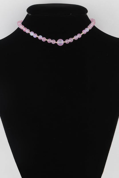 Translucent Bead Necklace