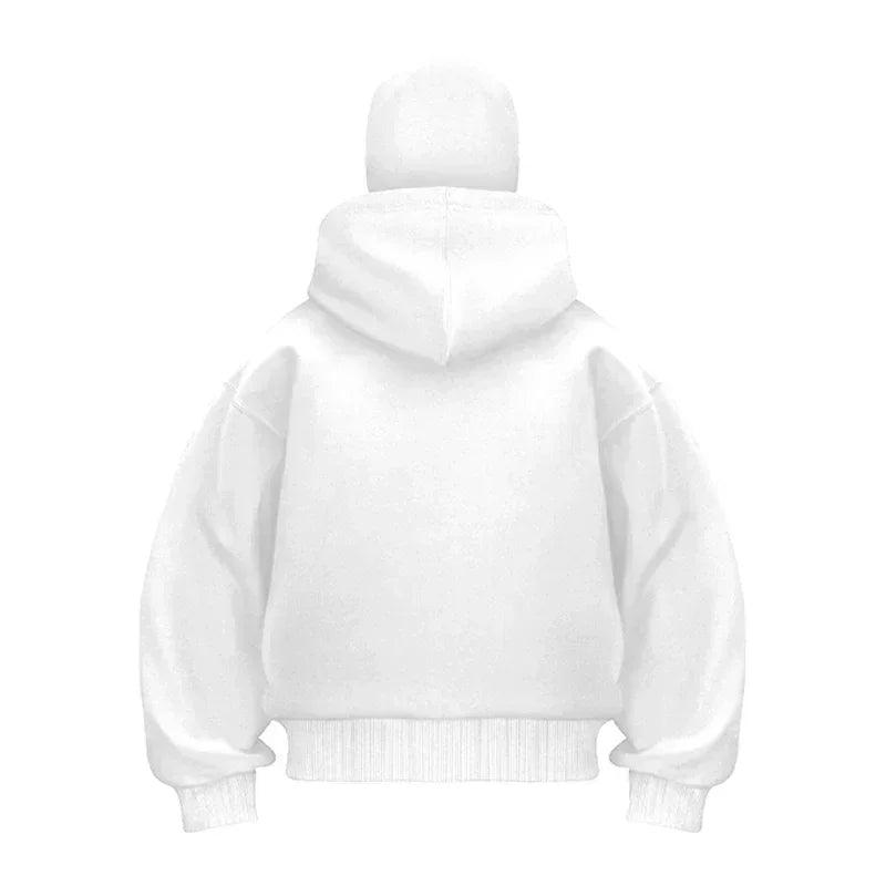 Zipped Faced Hoodie