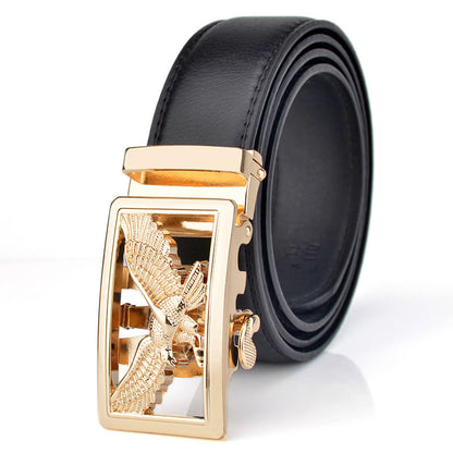 Mens Automatic-Buckle Business-Casual Belt