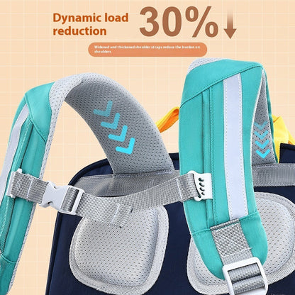 Primary School Student Schoolbag Cute Female Spine-protective Backpack Waterproof
