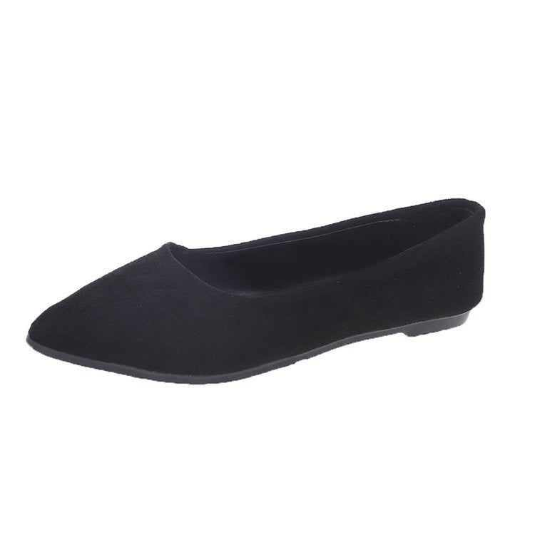 Fashion Flat Pointed Toe Shoes Leopard Print Women Flat Pumps