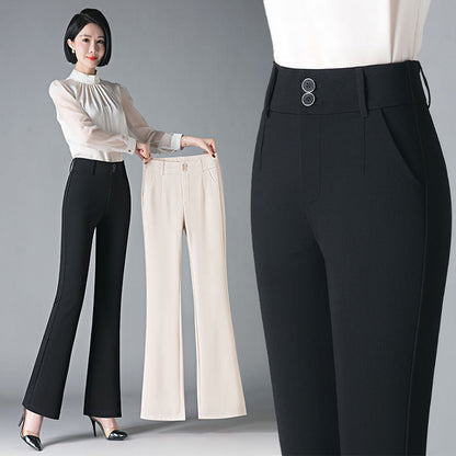 Women's Casual High-waisted Bootcut Pants