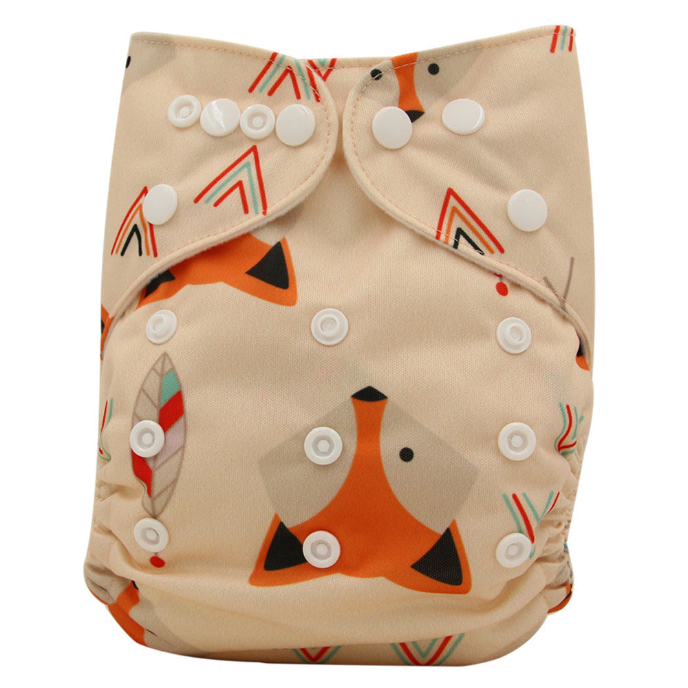 Washable Baby Cloth Diaper Breathable Diaper Pants 0-3 Years Old Baby Adjustable Diaper Leak-proof Diaper