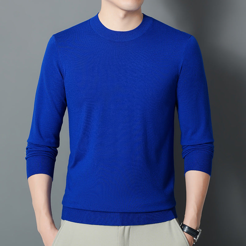 Pullover Solid-color Thermal Base Layer