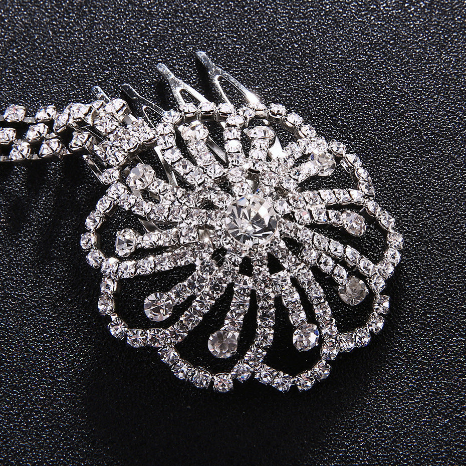 Retro Disc Hair Comb Wedding Dress Accessories
