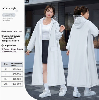 Heavy-Rainproof One-Piece Raincoat For Electric Bicycles