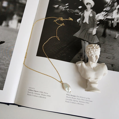 Baroque Pearl Pendant Necklace