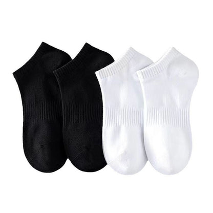 Solid-color Summer No-show Socks For Men And Women