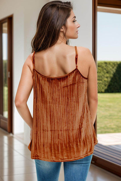 Lace Detail Scoop Neck Cami for Stylish Everyday Wear