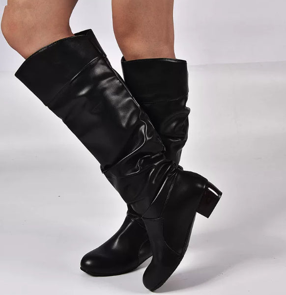 Winter Women Long Boots Flat Boots
