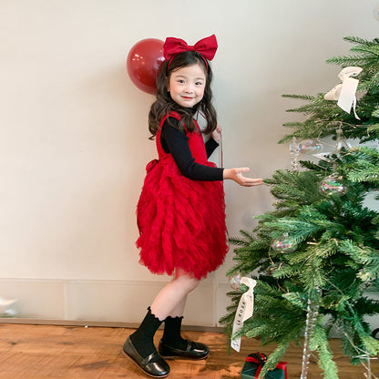 Girls' Heavy Industry Poncho Vest Gauze Skirt
