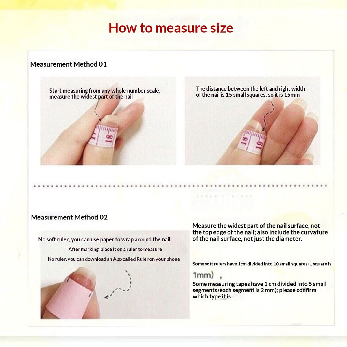 Handmade Press-on Nails Removable