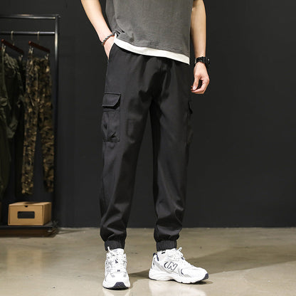 Loose-fit Plus-size Capri Pants Mens Jogger Pants