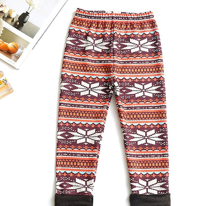 Girls Thin-Flannel SpringAutumn Outerwear Milk-Viscose Pants
