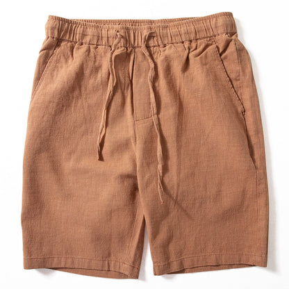 Men's Slim-fit Straight-leg Hemp Five-pocket Pants
