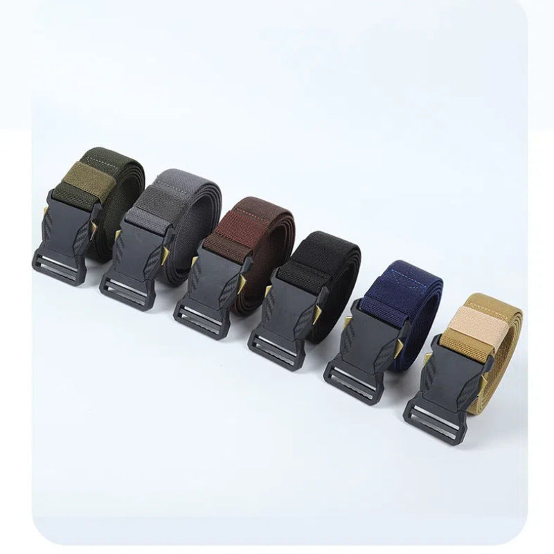 Outdoor Men's Nylon Canvas Tactical Belt