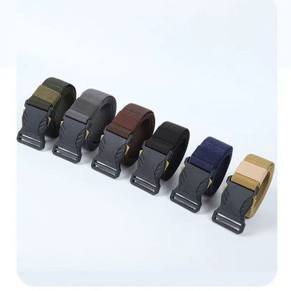 Outdoor Men's Nylon Canvas Tactical Belt
