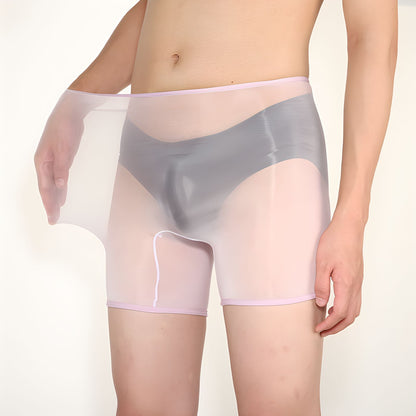 Men's Ultra Thin Shiny Boxers