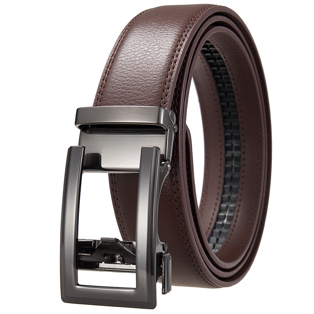 Antique Cowhide Men's Leather Casual Business Belt
