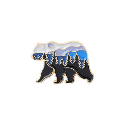 Versatile Alloy Oil-Drop Metal Brooch For All Styles