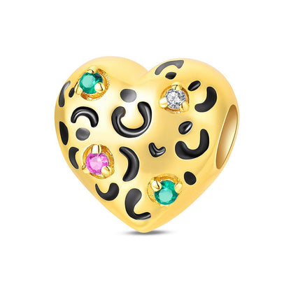 Colored Zircon Copper Silver-plated Animal DIY Bracelet Beads
