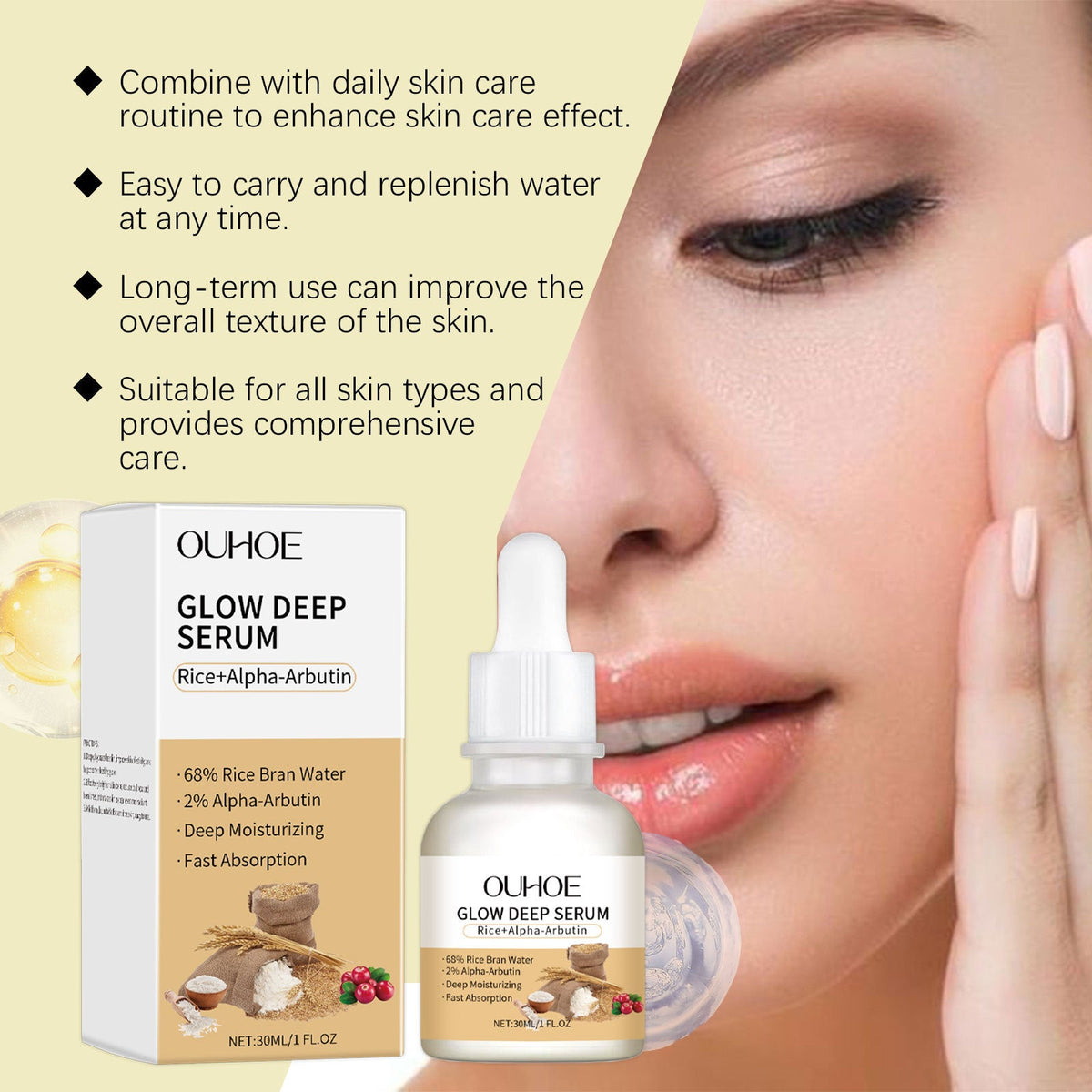 Facial Care Solution Nourishing, Hydrating And Moisturizing