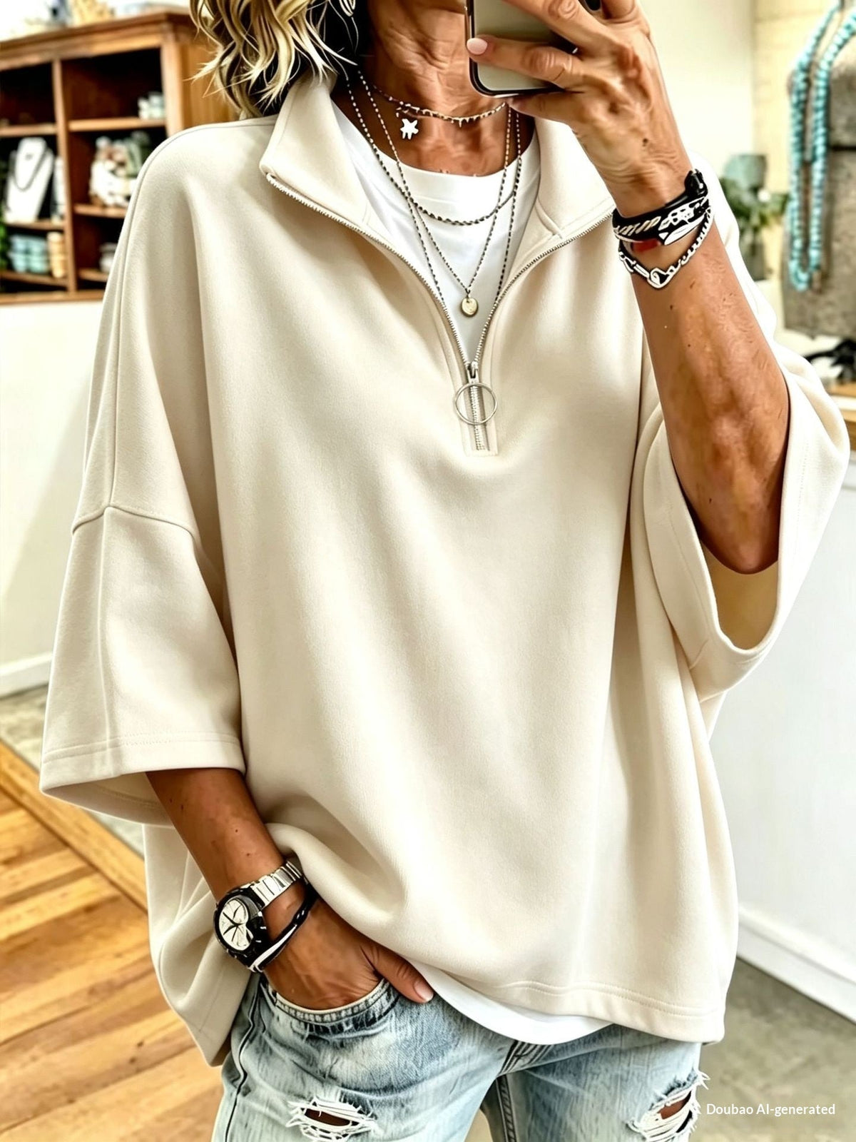Women's Crew-neck Sweatshirt