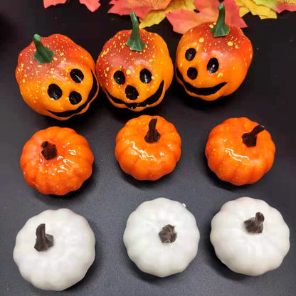 Foam Simulation Pumpkin Smiley Face Halloween Decorations