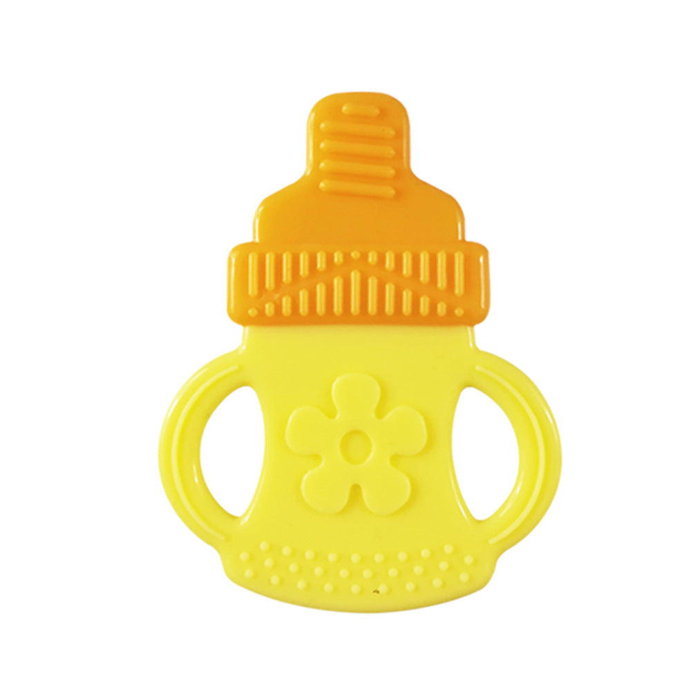 Toddlers Infants Baby Teething Toy Soft Silicone Fruit Teether Holder