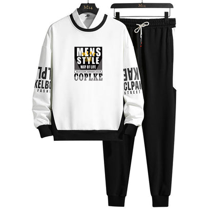 Casual Sports Long Sleeve Pants Sweater Set