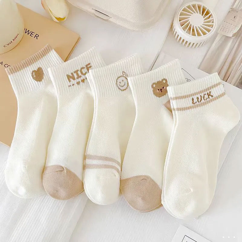 Womens Short, Breathable Mesh Ankle Socks
