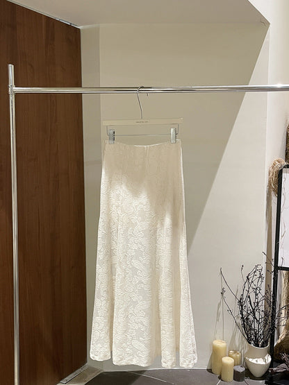 Fishtail Lace-Patchwork Skirt For Women