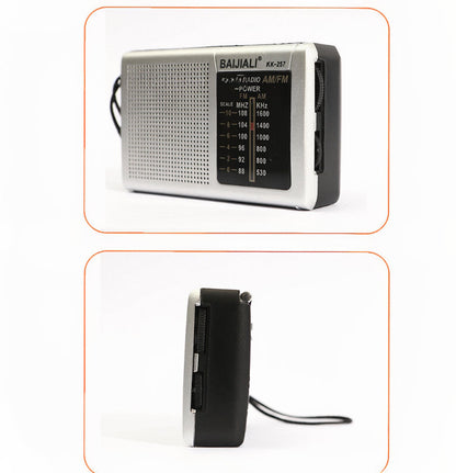 Dual-band Vintage Design Portable Mini Radio