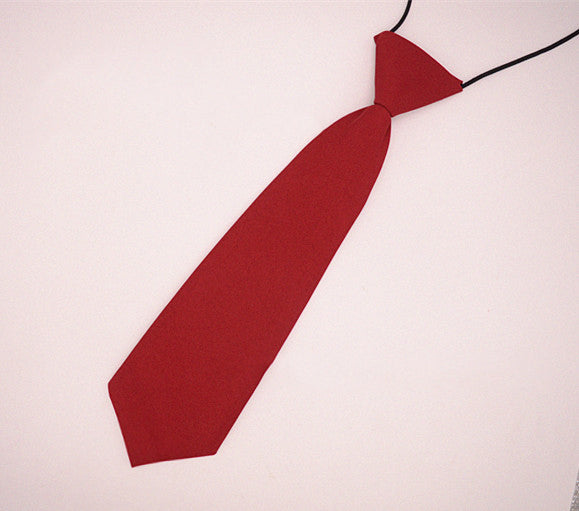 Children's Kindergarten Uniforms Solid Color Small Tie College