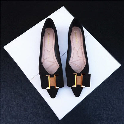Comfortable And Versatile Low-cut Womens Flats