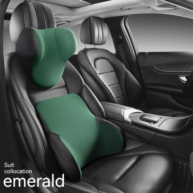 Memory Foam Three-dimensional Hydrophobic Lumbar Support Pillow Oil-proof Light Luxury Comfortable Breathable Car Automotive Headrest