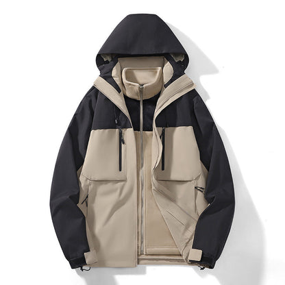 Men's And Women's Three-in-one Spring And Autumn Windproof